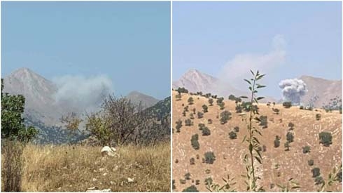 Turkey shells PKK targets in Qandil, sparks fires nearby