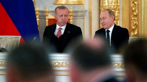 Putin and Erdogan meet in Moscow as Idlib offensive tests ties