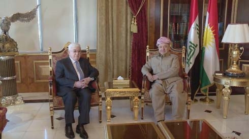 Barzani, Former Iraqi President Meet in Erbil