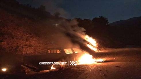 Turkish warplanes shell multiple villages, destroy vehicle in Kurdistan Region