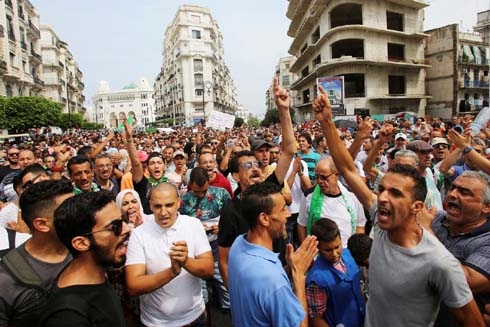 Algerian army chief moves to limit protest movement