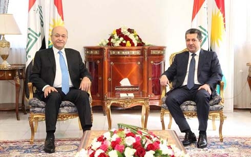 Iraqi President meets KRG leaders to 'guarantee rights' for Kurds in Baghdad