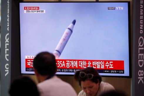 North Korea fires ballistic missile, possibly from submarine, days before talks