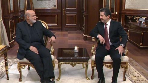 Kurdistan PM, Iranian delegation discuss trade, Erbil–Baghdad relations