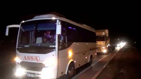 Civilians flee Syrian border towns as Turkish warplanes, artillery kick off offensive