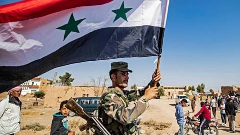 Syrian troops enter northern, Kurdish-dominated town of Manbij