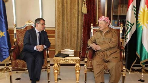 Senior Kurdish leader meets with EU Ambassador to Iraq