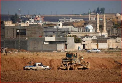 Syrian army, Turkish forces clash near border: state media