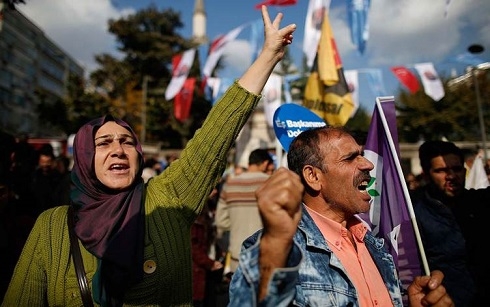 Turkey dismisses 8 HDP mayors: state media