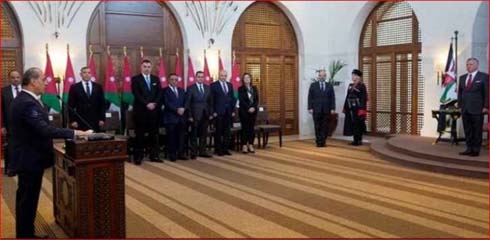 Jordan's king approves fourth cabinet reshuffle in 18 months