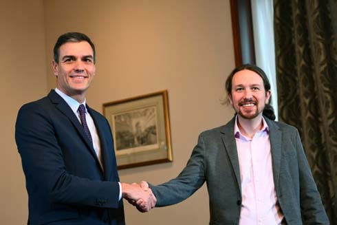Spain Socialists, far-left Podemos agree in principle to form govt