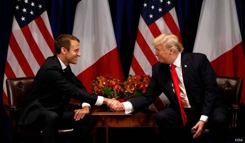 Trump and Macron discussed Syria coordination, Iran, trade: White House spokesman
