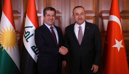  PM Barzani, Turkish FM Discuss “Mutual Security Concerns” 