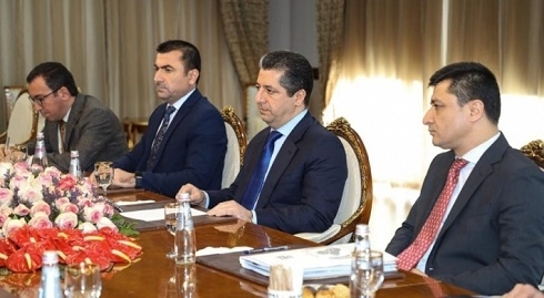 PM Barzani Receives KRG Negotiating Team with Baghdad