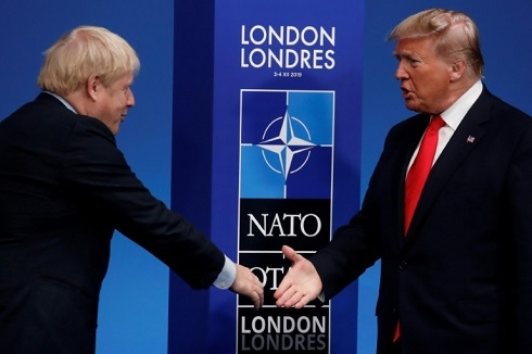 UK PM avoids Trump row in pre-election visit