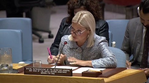 UN Iraq chief strongly condemns attacks on protesters in Baghdad