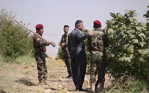 Peshmerga commander turned barren mountain green while fighting Islamic State