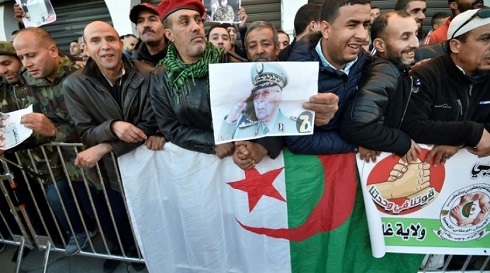 Algeria's military chief laid to rest after massive funeral