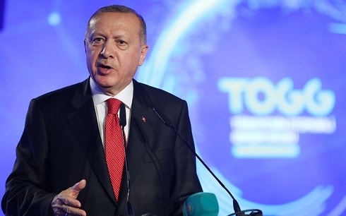 Erdogan unveils Turkey's first indigenous electric car