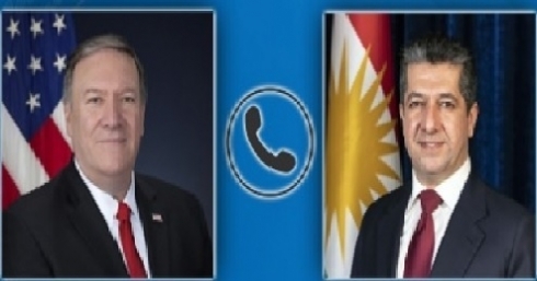 PM Barzani, US Secretary of State Discuss Iranian Strikes