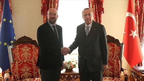 Erdogan, EU chief Michel hold Libya meeting in Istanbul