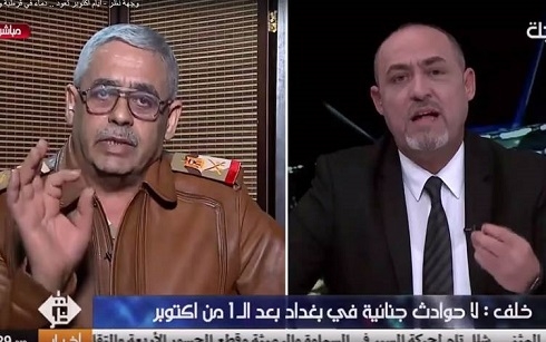 War of words erupts between TV host and govt spokesperson over Iraq protests