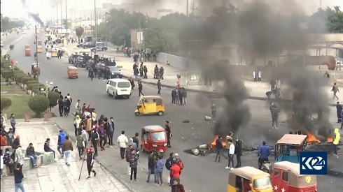 Over 10 killed, 130 injured in past two days of protests: Iraq Human Rights