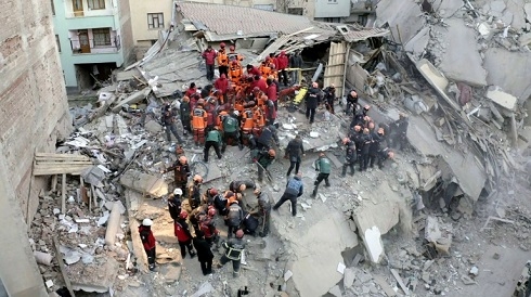 Rescuers scramble to find survivors after Turkey quake kills 22