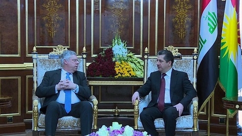 Kurdistan Region PM meets German gov. delegation to talk Peshmerga support, ISIS threat