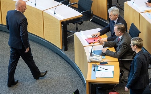 German parties under pressure after far right helps elect state PM