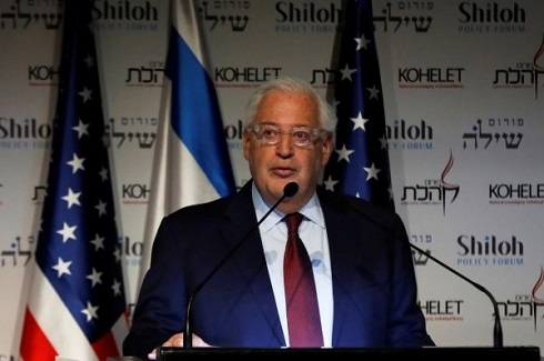 Unilateral Israeli annexations would endanger U.S. support: envoy