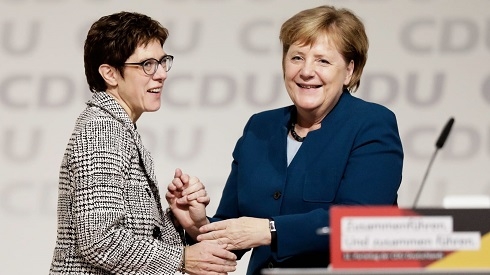 Political shock in Germany as Merkel's would-be successor stands down