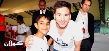 ‘Baghdad Messi’ child actor meets football superstar