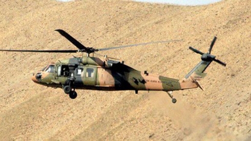 Li Dêrsimê helîkopterek ket