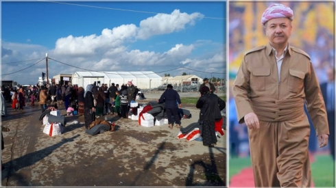 Bi daxwaza Serok Barzanî hevkariya 1000 malbetên Mûsilê hate kirin