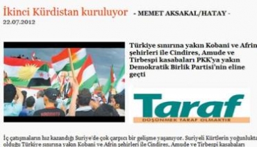 Taraf: Kurdistana duyemîn tê damezirandin
