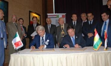 Di navbera herêm, Îtalya û Iraqê de 2 protokol hatin îmzekirin