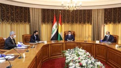 Serokwezîr li gel civata bilind ya Hêlbirêneran civiya