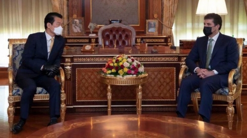 Serokê herêmê li gel Konsulusê Koreya Başûr civiya