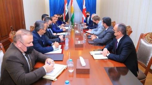 Komîteya darayî li gel şandeke Brîtanî civiya