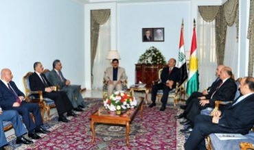 Serokatîya Parleman û Hikûmeta Herêma Kurdistanê bi Şanda Herêmê ya ji bo Bexdayê Kom Dibe