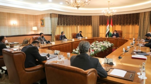 Serokwezîr li gel şanda danûstandinkar ya Kurdistanê civiya