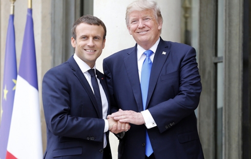 Macron, Trump agree on need for Erbil, Baghdad to resolve differences through dialogue