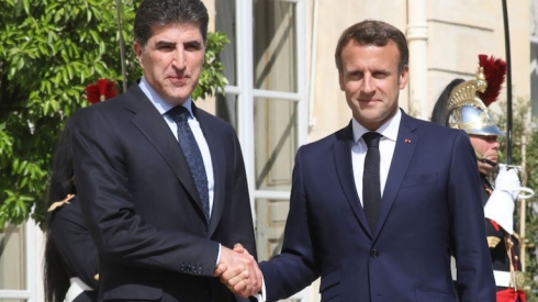 Serokê Franseyê û Serokê herêma Kurdistanê dicivin