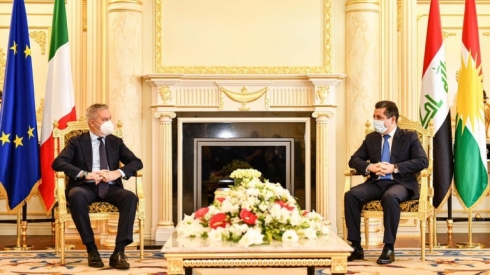 Serokwezîr li gel wezîrê berevanî yê Îtalyayê civiya