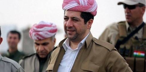 Axaftina Mesrûr Barzanî di merasîma rêkirina alîkariyên ji bo xelkê Wanê de