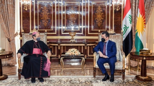 Serokwezîr li gel balyozê Vatîkanê civiya