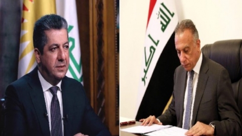 Serokwezîr telefûna Mistefa Kazimî kir