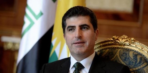 Serokwezîr Barzanî ligel Ebadî di civînê de ye