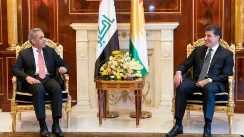 Serokê herêma Kurdistanê li gel Serokê civata dadweriya Îraqê civiya